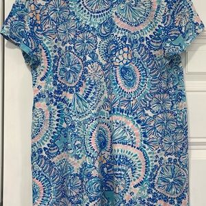 Lilly Pulitzer Geanna Blue Grotto Commotion in the Ocean Size medium